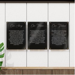 Personalized Acrylic Wall Plaque, Custom Office Sign, Corporate Motivational Quotes, Company Logo Display, UV Printed Acrylic Decor Personalized Acrylic Wall Plaque, Custom Office Sign, Corporate Motivational Quotes, Company Logo Display, UV Printed Acrylic Decor