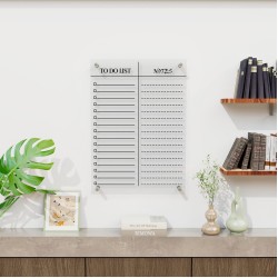 Personalized Acrylic To Do List Calendar, Custom Dry Erase Daily Tasks Planner, Acrylic To Do List Board for Wall, To Do List Gift Board