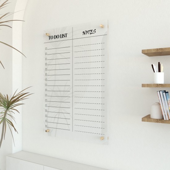Personalized Acrylic To Do List Calendar, Custom Dry Erase Daily Tasks Planner, Acrylic To Do List Board for Wall, To Do List Gift Board Personalized Acrylic To Do List Calendar, Custom Dry Erase Daily Tasks Planner, Acrylic To Do List Board for Wall, To Do List Gift Board