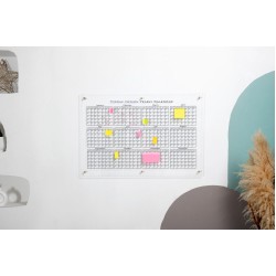 Personalized Acrylic Yearly Calendar, Large Dry Erase Yearly Calendar, Acrylic Wall Planner, Custom Acrylic Planner 2026 Yearly Calendar