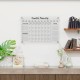 Personalized Acrylic Monthly Wall Calendar, Large Dry Erase Planner for Family, Acrylic Wall Planner, Monthly Family Planner Personalized Acrylic Monthly Wall Calendar, Large Dry Erase Planner for Family, Acrylic Wall Planner, Monthly Family Planner