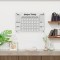 Custom Acrylic Monthly Wall Calendar, Personalized Family Dry Erase Board, Acrylic Wall Planner