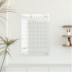 Personalized Acrylic Family Calendar for Home Organization, Weekly Monthly Acrylic Planner for Wall, Dry Erase Calendar, Custom Wall Decor Personalized Acrylic Family Calendar for Home Organization, Weekly Monthly Acrylic Planner for Wall, Dry Erase Calendar, Custom Wall Decor