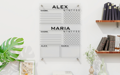 Acrylic Chore Chart
