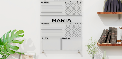 Acrylic Chore Chart