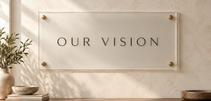 Vision Statement Wall Displays: Make a Future-Facing Message Readable