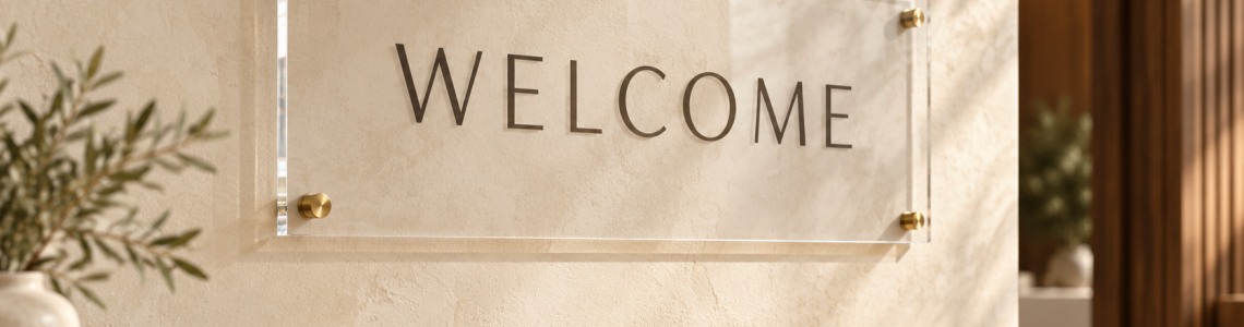 How to Brief an Acrylic Logo Sign Before You Order