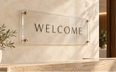 Acrylic Business Sign
